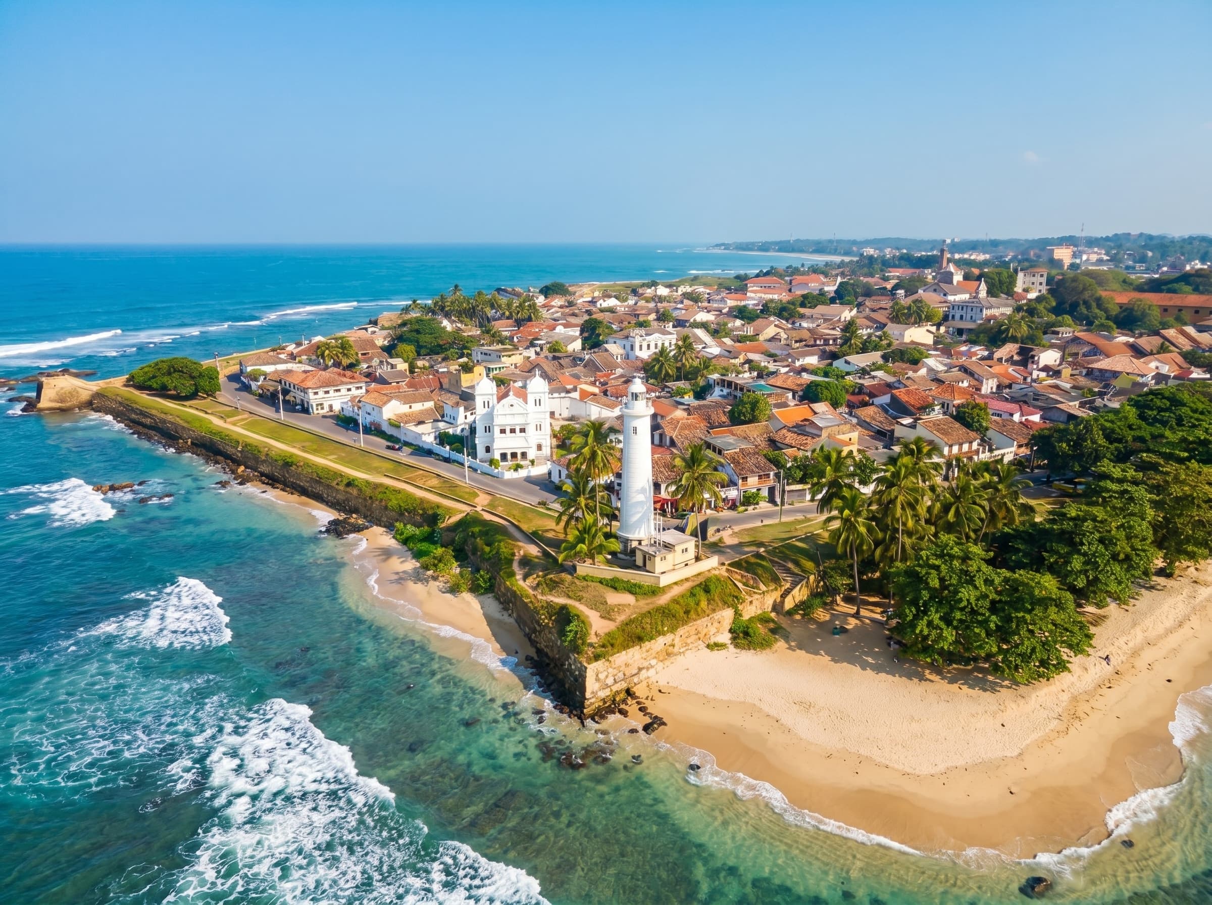 Galle fort and coastal properties